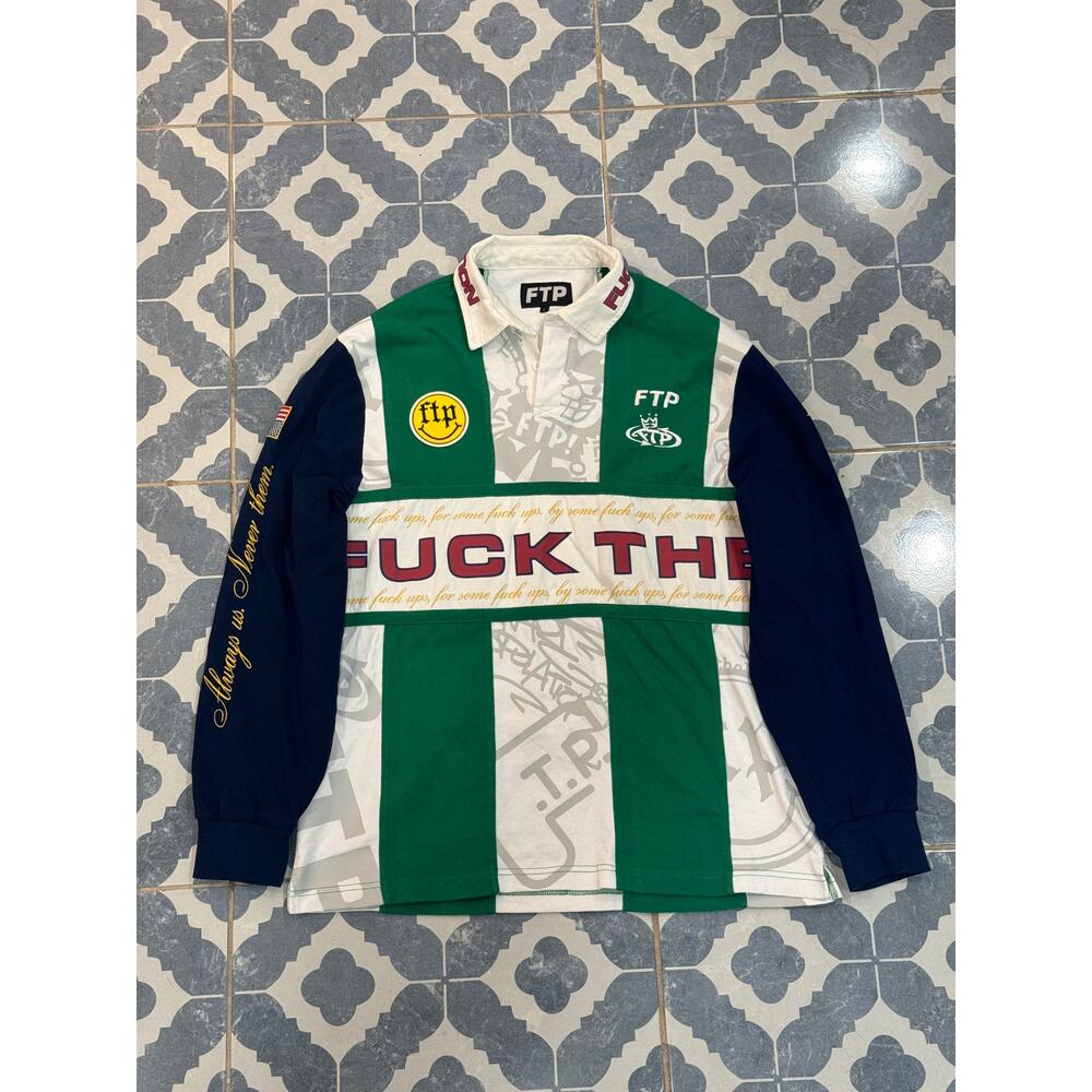 *Very Rare* FTP Souvenir Rugby Jersey Polo Shirt
